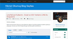 Desktop Screenshot of hikmetokumus.com